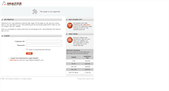 Desktop Screenshot of myprofile.analyzersoftware.com